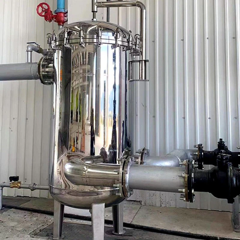 stainless bag filter housing